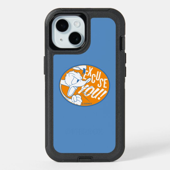 Donald Duck | Excuse You iPhone 15 Case (Back)