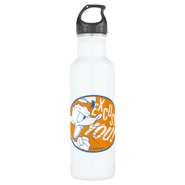 Donald Duck | Excuse You Stainless Steel Water Bottle (Front)