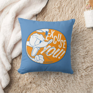 Donald Duck Excuse You Throw Pillow