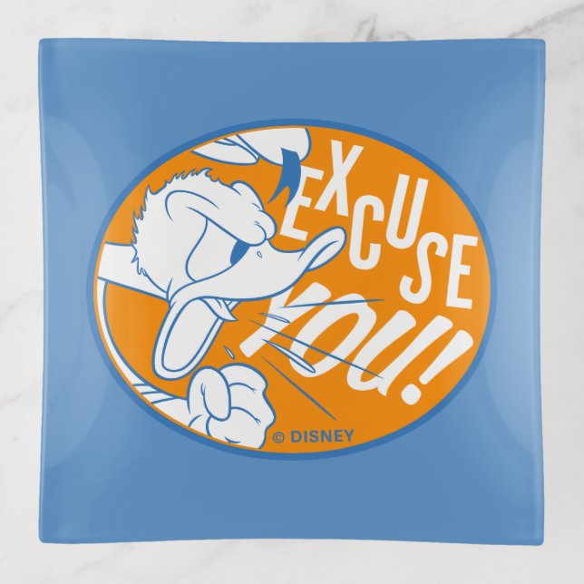 Donald Duck | Excuse You Trinket Tray (Front)