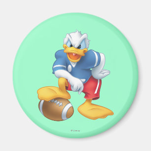 Donald Duck Football Magnet