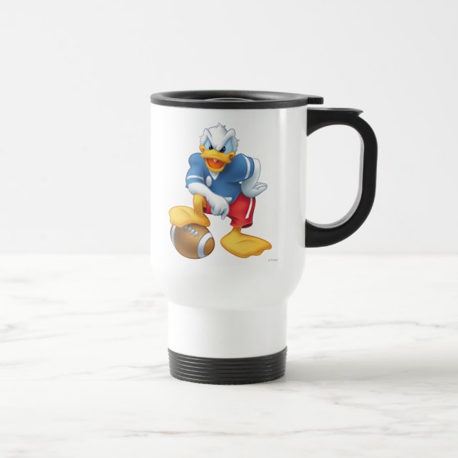 Donald Duck | Football Travel Mug (Right)