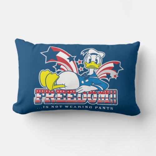 Donald Duck  Freedom Lumbar Pillow