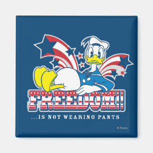 Donald Duck Freedom Magnet