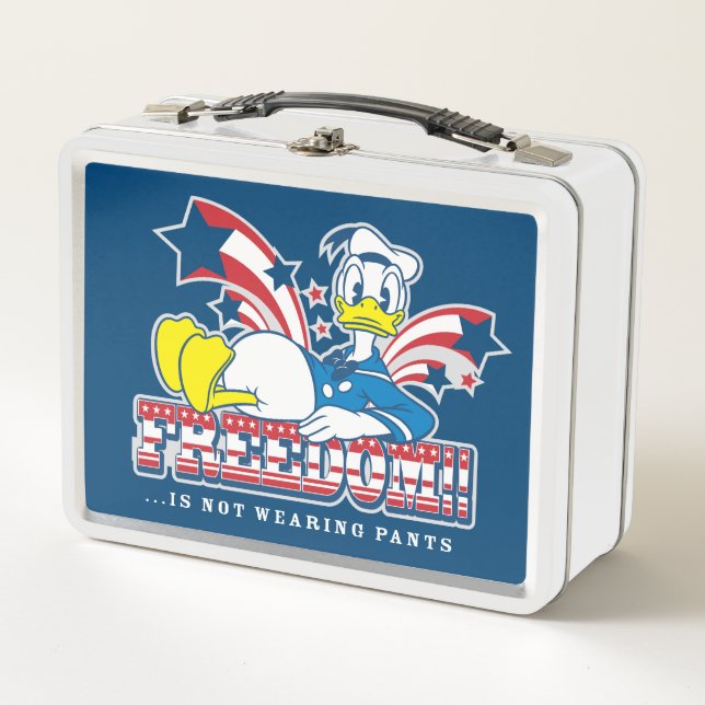 Donald Duck | Freedom Metal Lunch Box (Front)