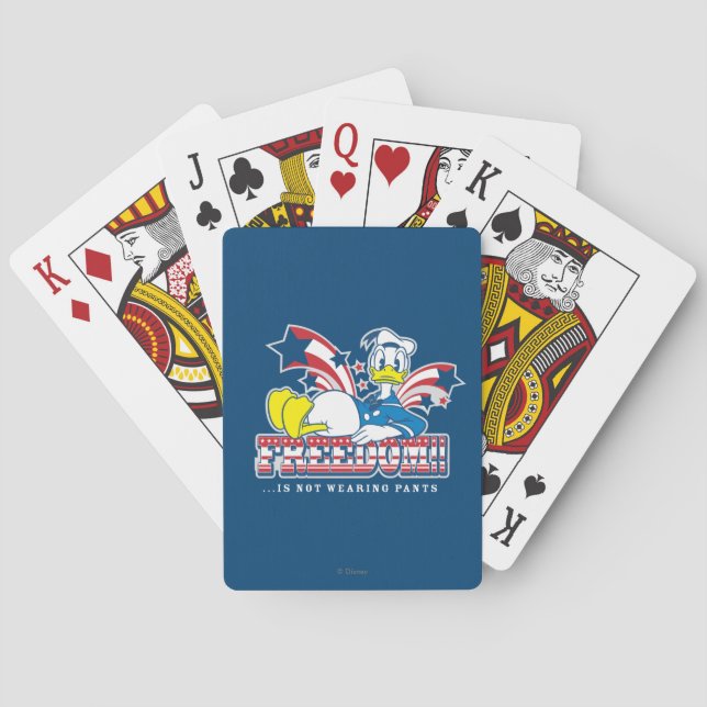Donald Duck | Freedom Playing Cards (Back)