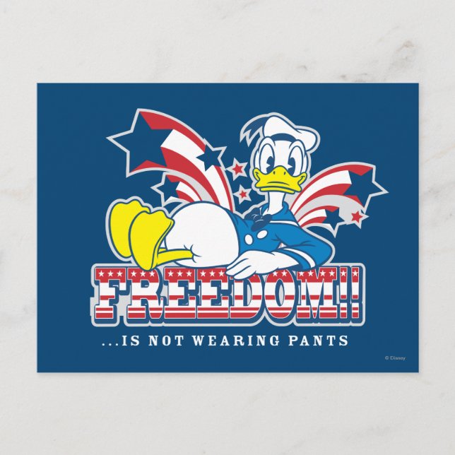 Donald Duck | Freedom Postcard (Front)