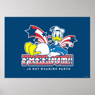 Donald Duck Freedom Poster