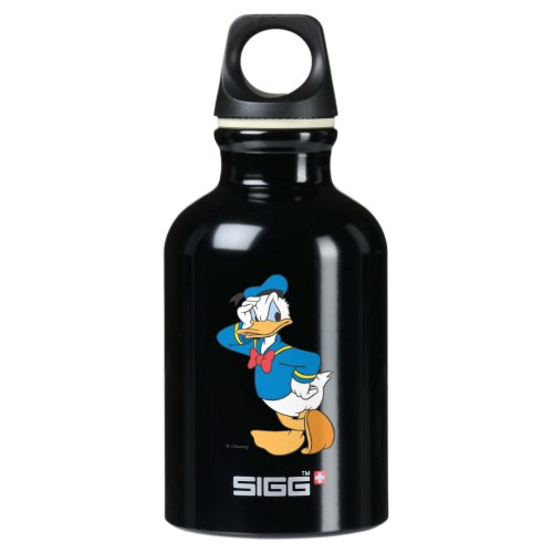 Donald Duck  Hand on Face Aluminum Water Bottle