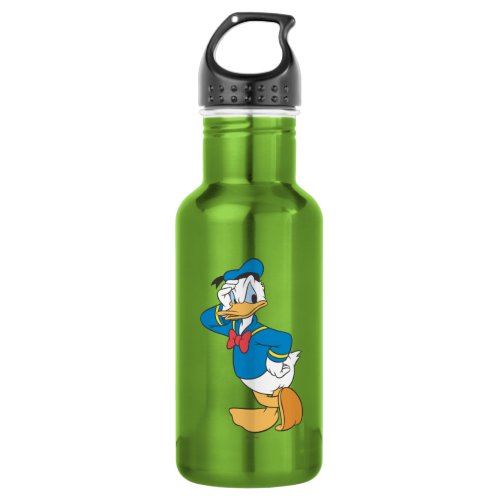 Donald Duck  Hand on Face Stainless Steel Water Bottle