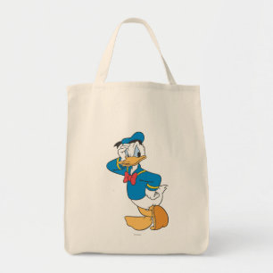 Donald Duck Hand on Face Tote Bag