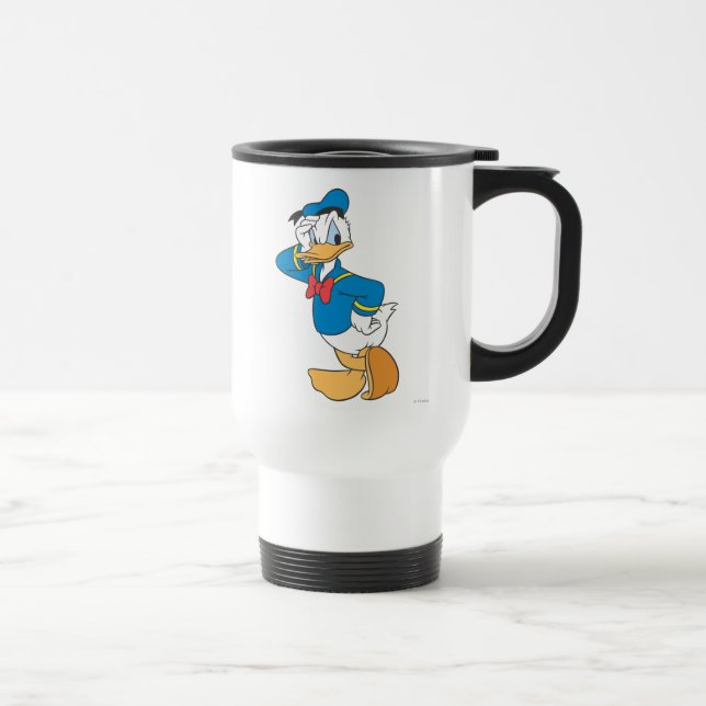 Donald Duck | Hand on Face Travel Mug (Right)