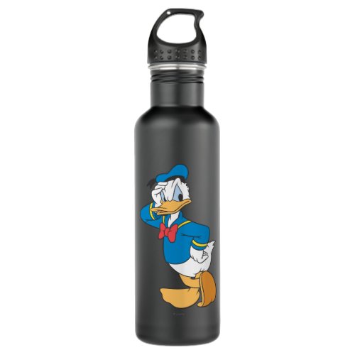 Donald Duck  Hand on Face Water Bottle