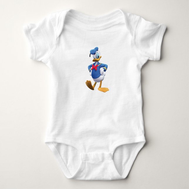 Donald Duck | Hands on Hips Baby Bodysuit (Front)