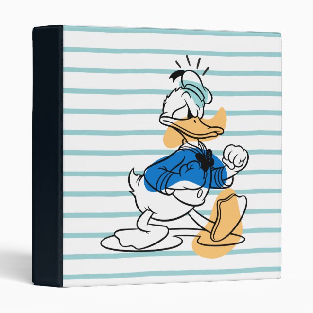 Donald Duck | Hangry Hangry 3 Ring Binder (Front/Spine)