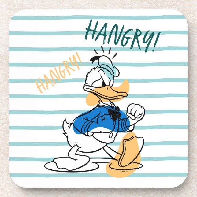 Donald Duck | Hangry Hangry Beverage Coaster (Front)