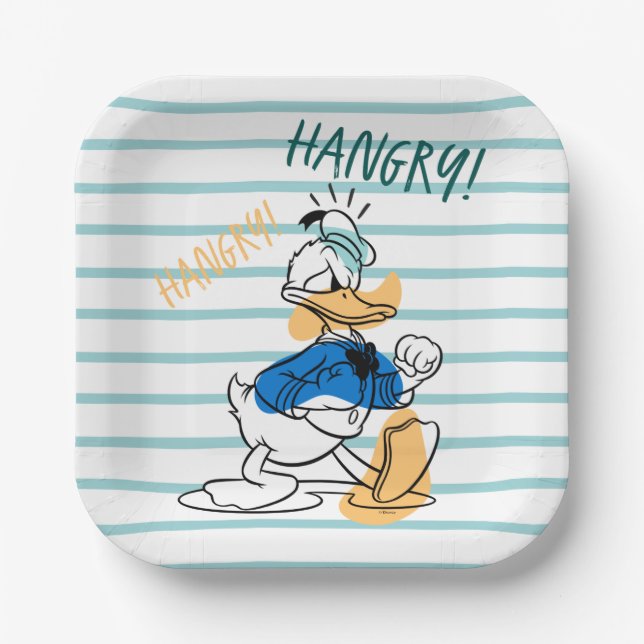 Donald Duck | Hangry Hangry Paper Plates (Front)