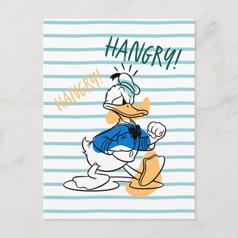 Donald Duck | Hangry Hangry Postcard