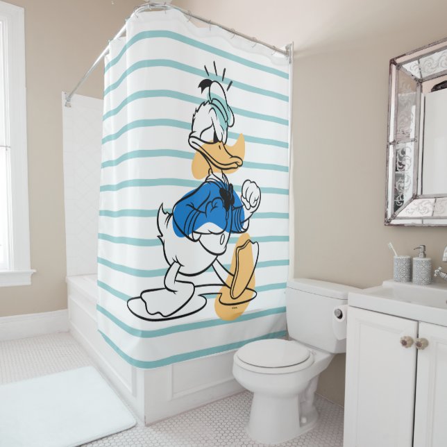 Donald Duck | Hangry Hangry Shower Curtain (In Situ)