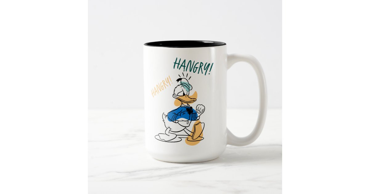 Donald Duck, Hangry Hangry Two-Tone Coffee Mug