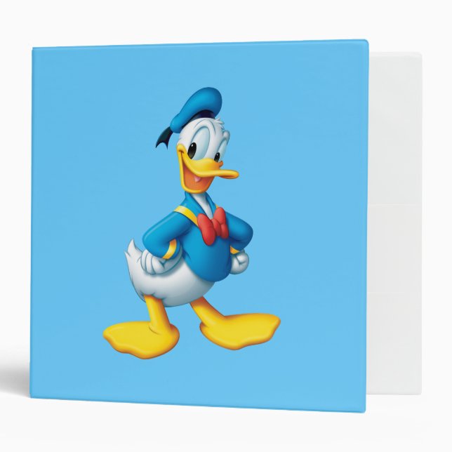 Donald Duck | Happy 3 Ring Binder (Front/Inside)