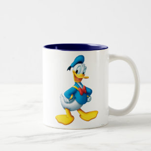 Donald Duck Happy Two-Tone Coffee Mug