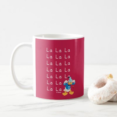 Donald Duck Holiday La La Coffee Mug