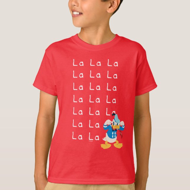 Donald Duck Holiday La La T-Shirt (Front)