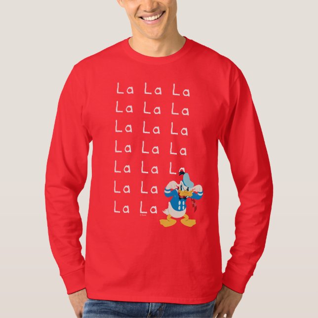 Donald Duck Holiday La La T-Shirt (Front)