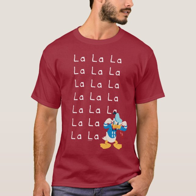 Donald Duck Holiday La La T-Shirt (Front)