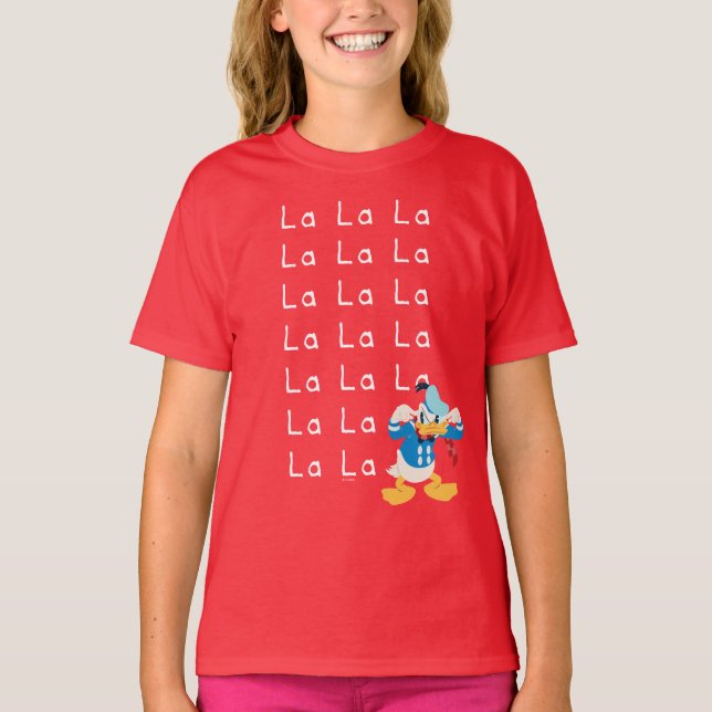Donald Duck Holiday La La T-Shirt (Front)