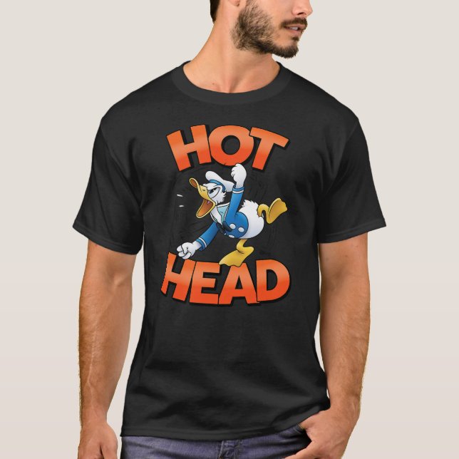 Donald Duck - Hot Head T-Shirt (Front)