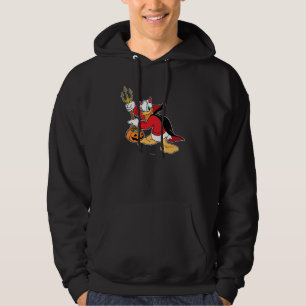 Donald Duck in Devil Costume Hoodie