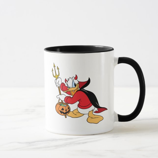 Donald Duck in Devil Costume Mug (Right)