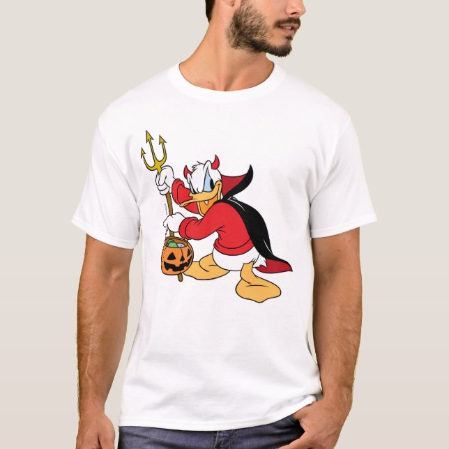 Donald Duck in Devil Costume T-Shirt (Front)