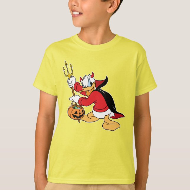 Donald Duck in Devil Costume T-Shirt (Front)