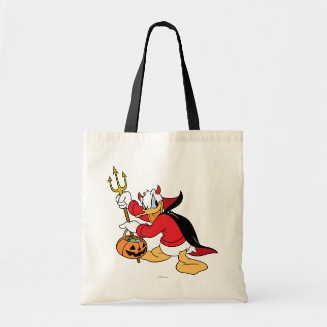 Donald Duck in Devil Costume Tote Bag (Front)