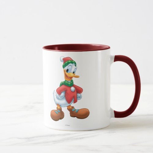 Donald Duck in Winter Clothes Mug