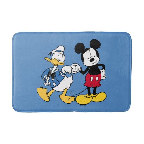 Donald Duck  Mickey Fist Bump Bath Mat