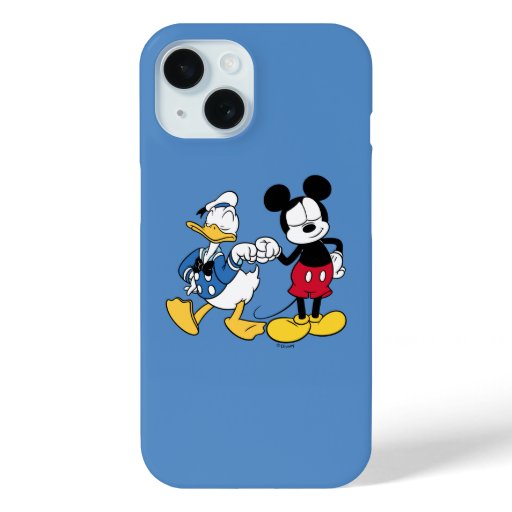 Donald Duck & Mickey Fist Bump iPhone 15 Case
