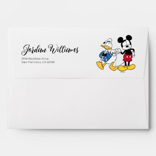 Donald Duck  Mickey Fist Bump Envelope
