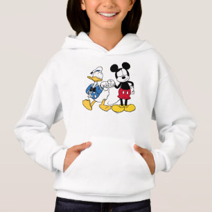 Donald Duck & Mickey Fist Bump Hoodie