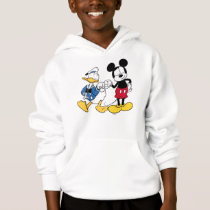 Donald Duck & Mickey Fist Bump Hoodie