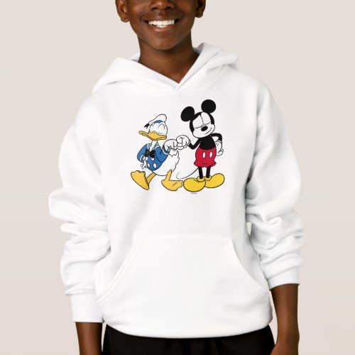 Donald Duck  Mickey Fist Bump Hoodie