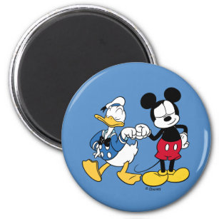 Donald Duck & Mickey Fist Bump Magnet