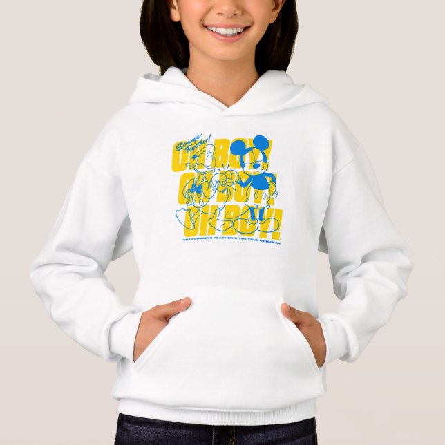 Donald Duck & Mickey Fist Bump Oh Boy! Hoodie (Front)