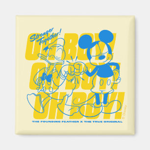Donald Duck & Mickey Fist Bump Oh Boy! Magnet