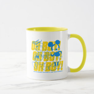 Donald Duck & Mickey Fist Bump Oh Boy! Mug