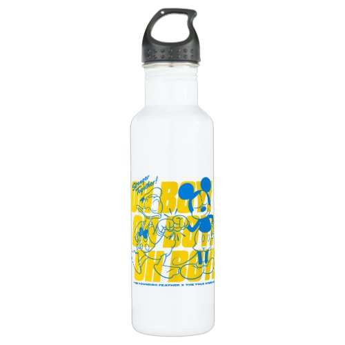 Donald Duck  Mickey Fist Bump Oh Boy Stainless Steel Water Bottle