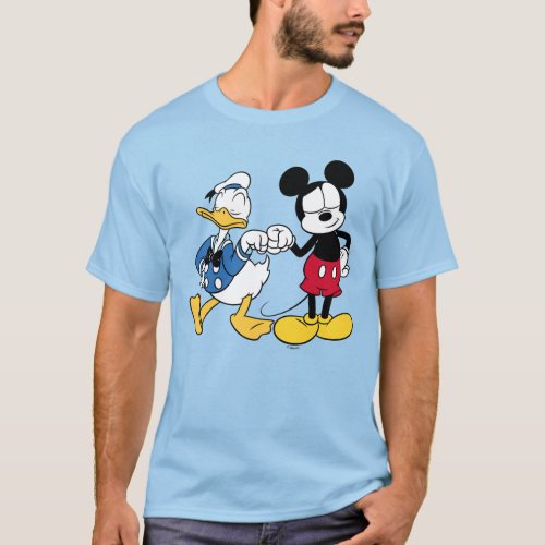 Donald Duck  Mickey Fist Bump T_Shirt